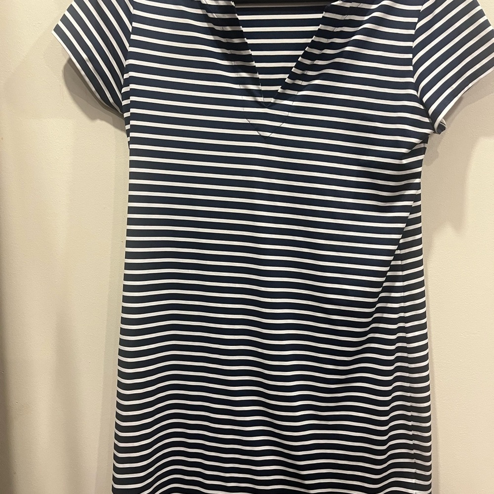Vineyard Vines Classic Navy and White Mini Dress